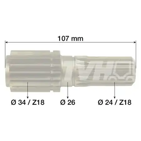 Ostatnia szansa WAŁEK SATELIT Z18 JOHN DEERE 1640 (DE), 1640 (ES), 1640F, 2040 (DE), 2040 (ES), 2040 (USA-3164D), 2040 (USA-3179D), 2040S 81453C1, 9363632, E1NN3A328AB, L40029 83927740 4472351188