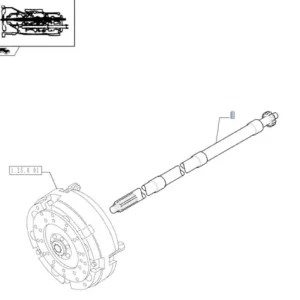 Bezpieczne zakupy WAŁEK SPRZĘGŁOWY CASE NEW HOLLAND TD5040 TD5050 CASE JX90 JX95 5089354