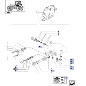 ZESTAW NAPRAWCZY USZCZELEK SEKCJI HYDRAULICZNEJ NEW HOLLAND CASE 5195167 Oferta limitowana