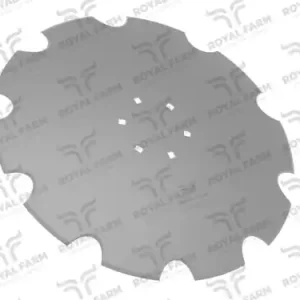 Promocja Talerz, uzębiony Z-10 fi 560 mocowanie 6/120 grubość 4 mm stal borowa, Royal Farm