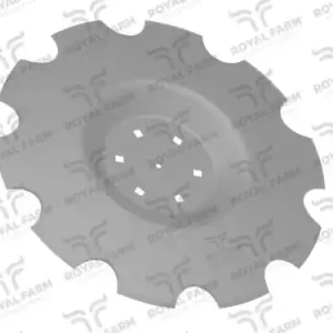 Talerz, uzębiony Z-10 fi 510 mocowanie 6/120 grubość 3.5 mm przetłoczony stal borowa , Royal Farm Bezpieczna płatność