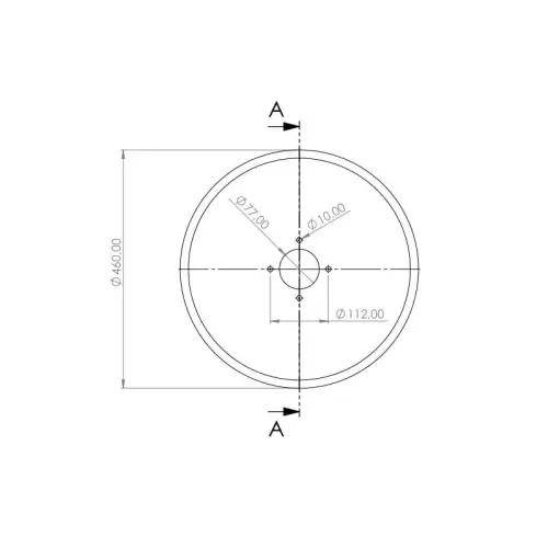 Talerz , 460 mm, grubość 5 mm pasuje do John Deere Nowy