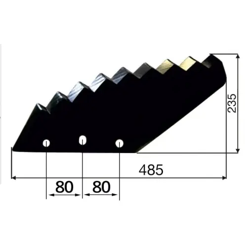 Nóż do paszowozu 530x8 mm, Kuhn- zamiennik,średnica otworu 17mm, wzmocniony zamiennik A5303620 Wysoka jakość