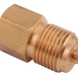 Złączka manometryczna gwint zewnętrzny G1/2" x gwint wewnętrzny G1/4" (mosiądz) POLMO Szybka wysyłka
