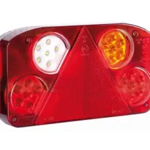 LED LAMPA ZESPOLONA, Funkcje: 6, Hamulec / Tylna / Obrysowa / Przeciwmgielna / Cofania / Tablica Rejestracyjna, prawa, 12-24V Zamów teraz
