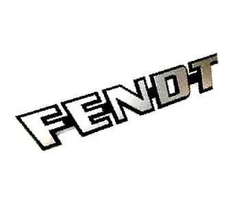 Nowość 931502021530 Znaczek napis FENDT